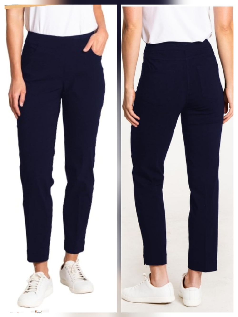 Slim Sation Blue Pull On Pants Size 8